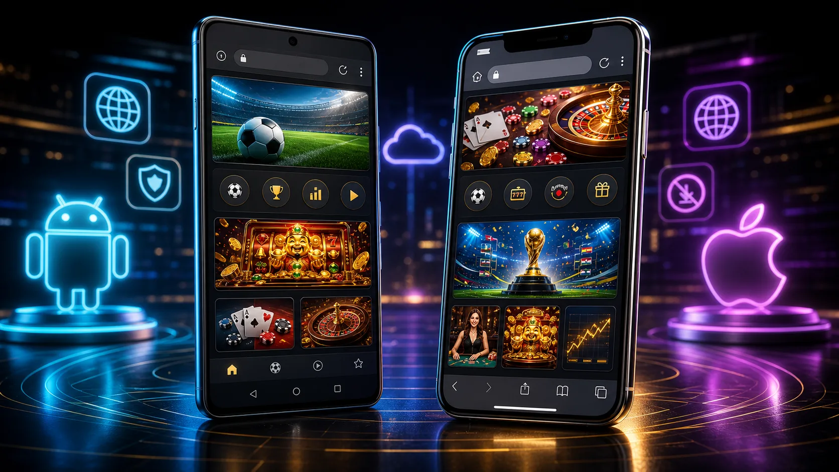 Experiência williamhill compatível com Android e iOS no navegador mobile